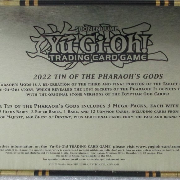 YU-GI-OH! 2022 TIN OF THE PHARAOH'S GODS - Picture 7 of 8